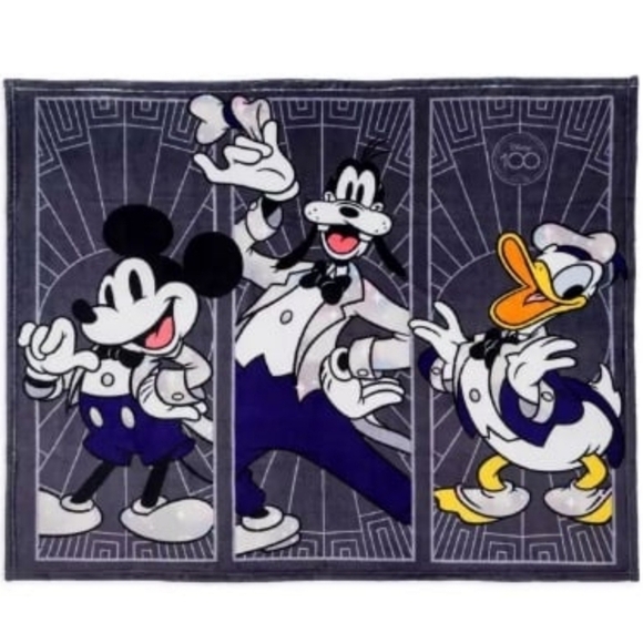 Disney Mickey and Friends 100 Anniversary Throw Blanket - Picture 1 of 7